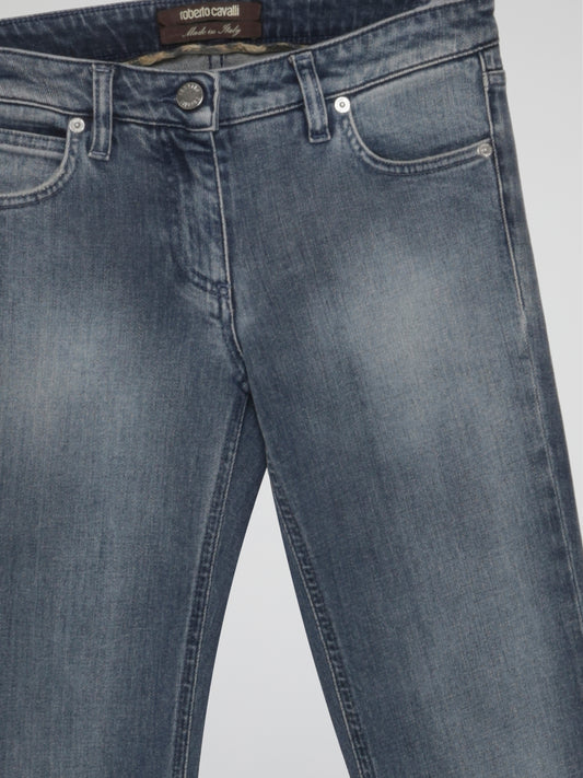 Essential Mid Rise Boot Cut Jeans