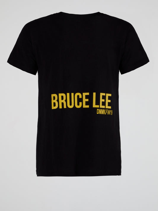 Black Bruce Lee Teaser T-Shirt